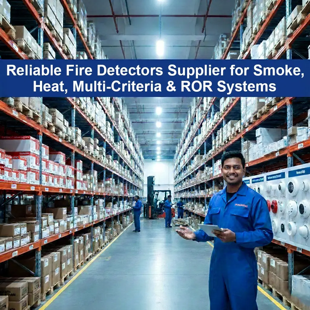 Reliable Fire Detectors Supplier for Smoke, Heat, Multi-Criteria and ROR Systems Used in Commercial and Industrial Buildings