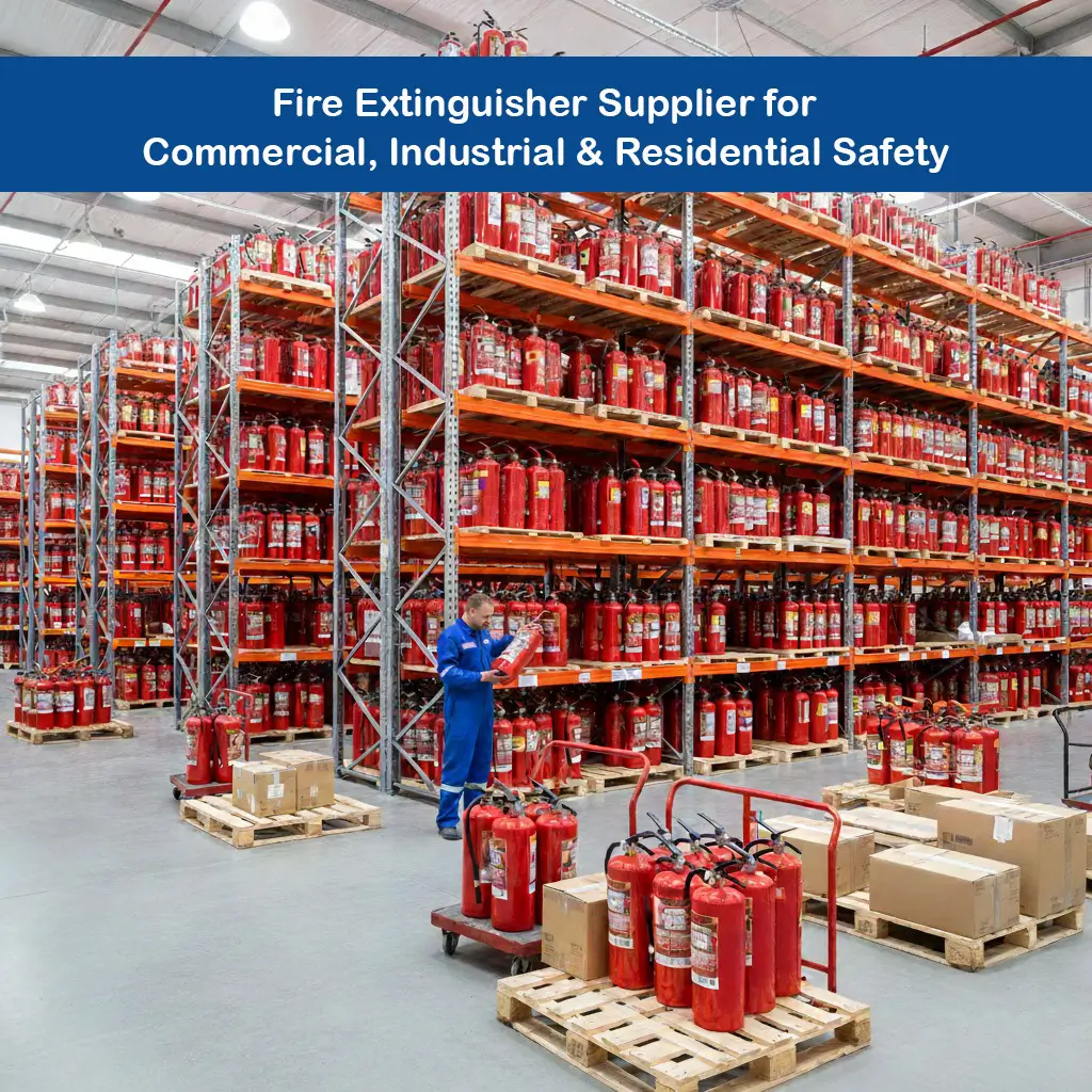 Fire extinguisher supplier for commercial, industrial, and residential safety