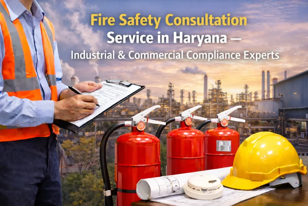 Fire safety consultation service in Haryana for industrial and commercial compliance support